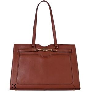 Sam Edelman Brown Leather Shoulder Tote